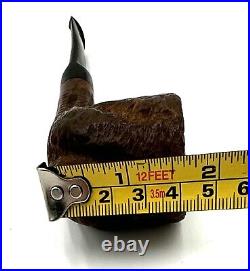 Vintage Custom-Bilt Imported Briar estate Smoking pipe With Circle Stamp