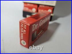 Vintage Dr. Grabow Pipe Filters with Retail Display Packs of 10 Unopened RARE