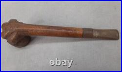 Vintage Estate Custombilt #12 Rusticated Billiard Canadian Briar Wood Pipe