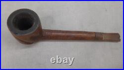 Vintage Estate Custombilt #12 Rusticated Billiard Canadian Briar Wood Pipe