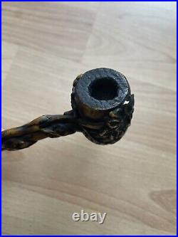 Vintage Estate Shell Briar Wooden Made in England Tobacco Smoking pipe