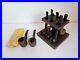 Vintage-Imported-Briar-Tabacco-Pipe-Lot-Of-8-with-Decatur-6-Pipe-Holder-01-afx
