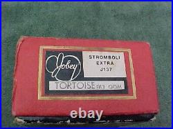 Vintage JOBEY Smoking Pipe STROMBOLI E63 Extra with Original Box Red Velvet Bag