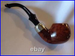 Vintage K&p Peterson's System Standard 303 Bent Apple Estate Pipe -free Shipping