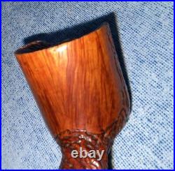Vintage Kerry Wathen SIGNED Reflection Straght Grain Spiral Shank 8 Lumberman