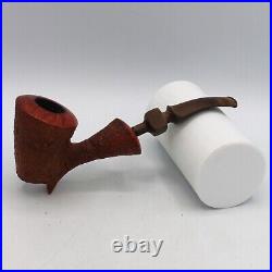 Vintage Knute of Denmark Rusticated Tobacco Pipe Smoked Estate Freehand