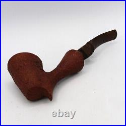 Vintage Knute of Denmark Rusticated Tobacco Pipe Smoked Estate Freehand