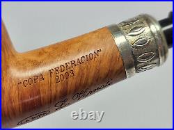 Vintage LUIGI VIPRATI COPA FEDERATION 2003 Smoking Pipe with Silver Ring