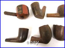 Vintage Lot of 10 Tobacco Smoking Pipes Bowls Only