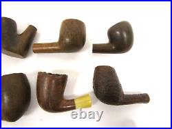 Vintage Lot of 10 Tobacco Smoking Pipes Bowls Only