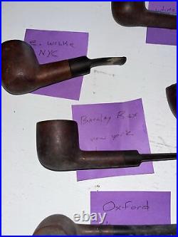 Vintage Mixed Shamrock Jobey Frank Bari Rex Oxford Lot Briar Estate Smoking Pipe