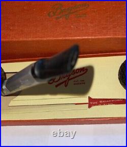 Vintage NOS Bryson Aluminum Body Briar Wood Bowl Tobacco Smoking Pipe Unsmoked