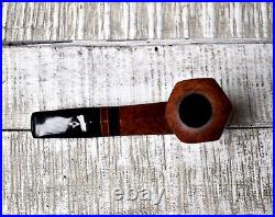 Vintage Smoking Pipe Brebbia Italian Collectible Briar Pipe