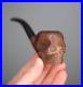 Vintage-Smoking-Pipe-Briar-Tobacco-Skull-head-carved-wood-France-antique-old-01-rsn