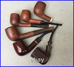 Vintage Smoking pipes lot(Chacom, Loranzetti, kostos, etc) with defects