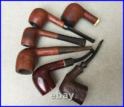 Vintage Smoking pipes lot(Chacom, Loranzetti, kostos, etc) with defects