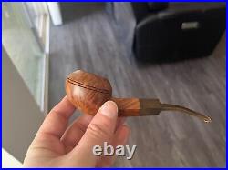 Vintage Straight Grain Imported Briar Smoking Tobacco Pipe RARE NEW