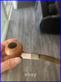 Vintage Straight Grain Imported Briar Smoking Tobacco Pipe RARE NEW