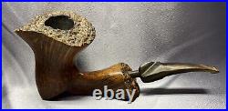 Vintage Sven Lar 2 FAS Michael Kabik Smoking Tobacco Pipe Handmade Carved Wood