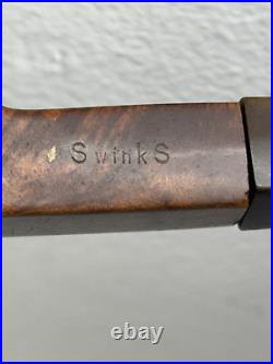 Vintage SwinkS Tobacco Pipe Estate Billiard Briar Wood 6 Smoking RARE Ornate