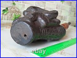 Vintage Tobacco smoking pipe Big Ceramics Clay Ritual Handmade Estate 36 cm RARE