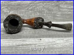 Vintage Viggo Neilsen Plateau Top Tobacco Pipe Denmark Used (P8) (briar#3)