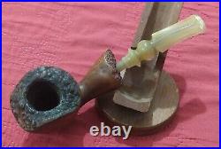 Vintage Wooden smoking Shalom Factory Israel Estate Pipe