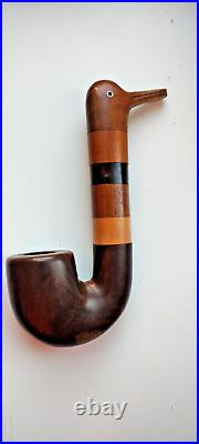 Vintage large size Duck smoking pipe tk992