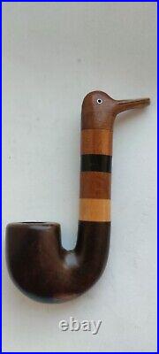 Vintage large size Duck smoking pipe tk992