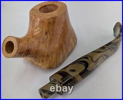 Volcano Tobacco Smoking Briar Pipe withEbonite Stem by Whitaker Werks