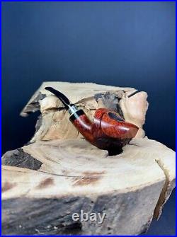 Winslow Handcut Denmark Huber Munchen Half Rustique Smoking Pipe