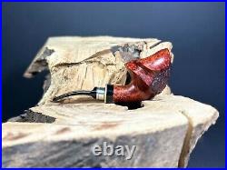 Winslow Handcut Denmark Huber Munchen Half Rustique Smoking Pipe