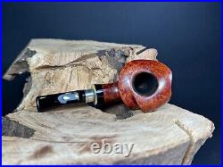 Winslow Handcut Denmark Huber Munchen Half Rustique Smoking Pipe