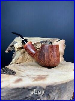 Winslow Handcut Denmark Unique Wed 7 Day Smooth finish Bent Brandy Smoking Pipe