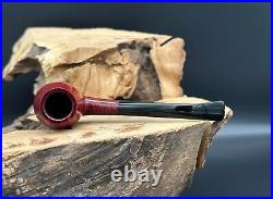 Wo Larsen Handmade In Denmark Bent Billiard Smooth Finish Smoking Pipe